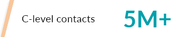 C level contacts C-level contacts