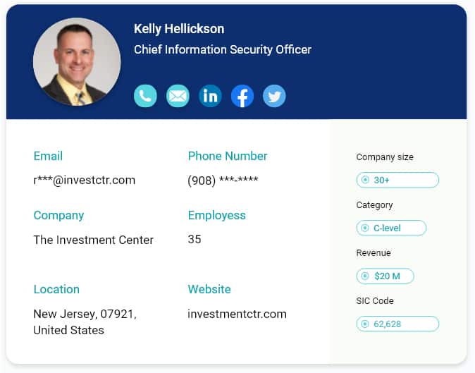 Database of CISO's