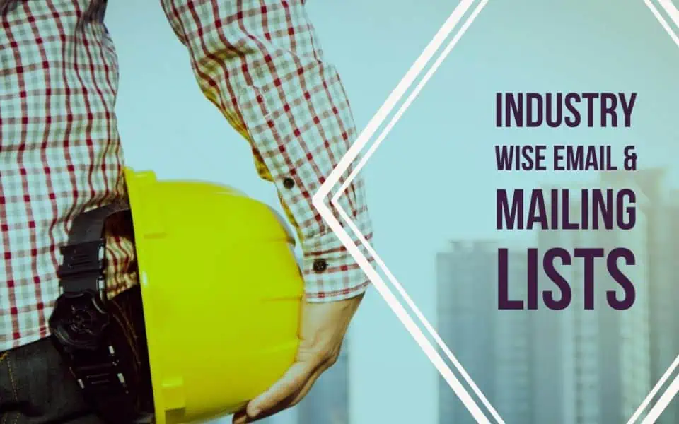 Industry Wise Users Email Lists