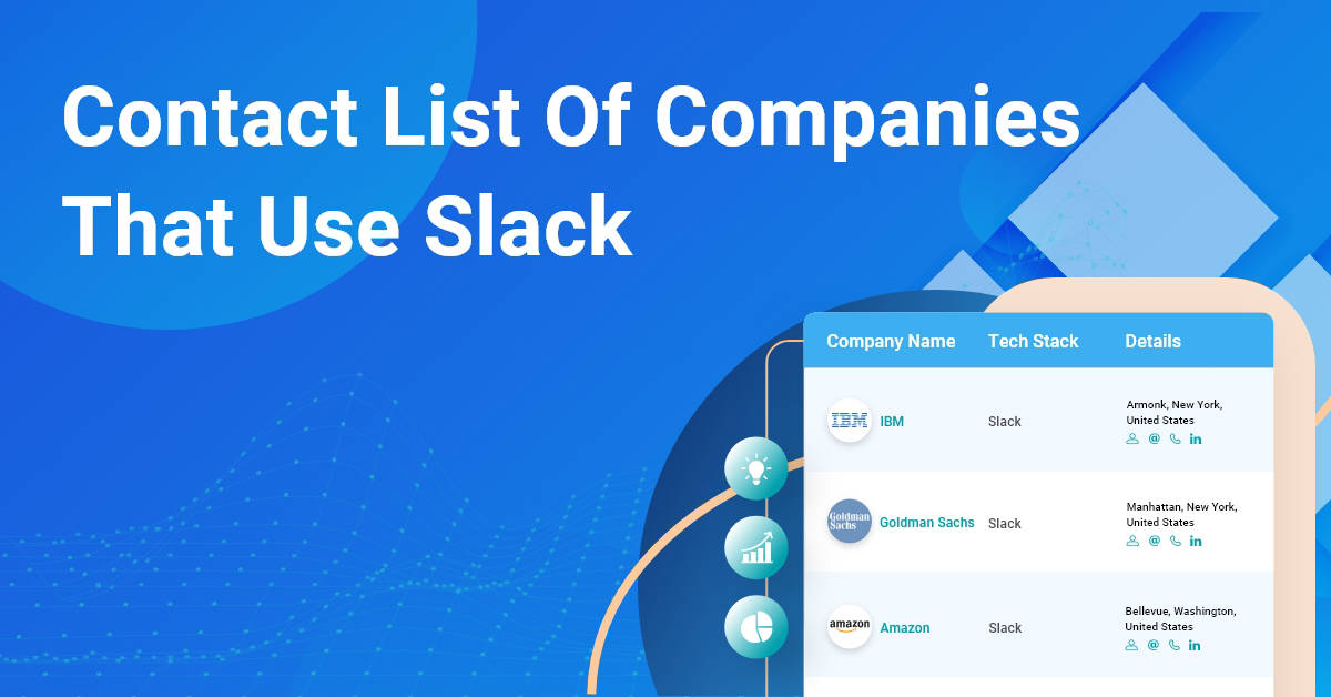 Companies That Use Slack | 10000+ Verified Contacts