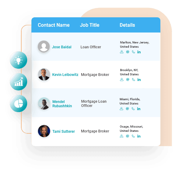 email list of loan officers