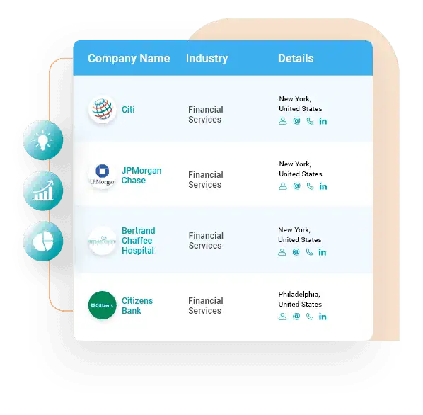 financial services email list