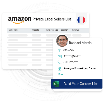 France Amazon Private Label Sellers Database