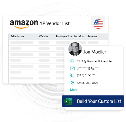 USA Amazon 1P Vendors Database