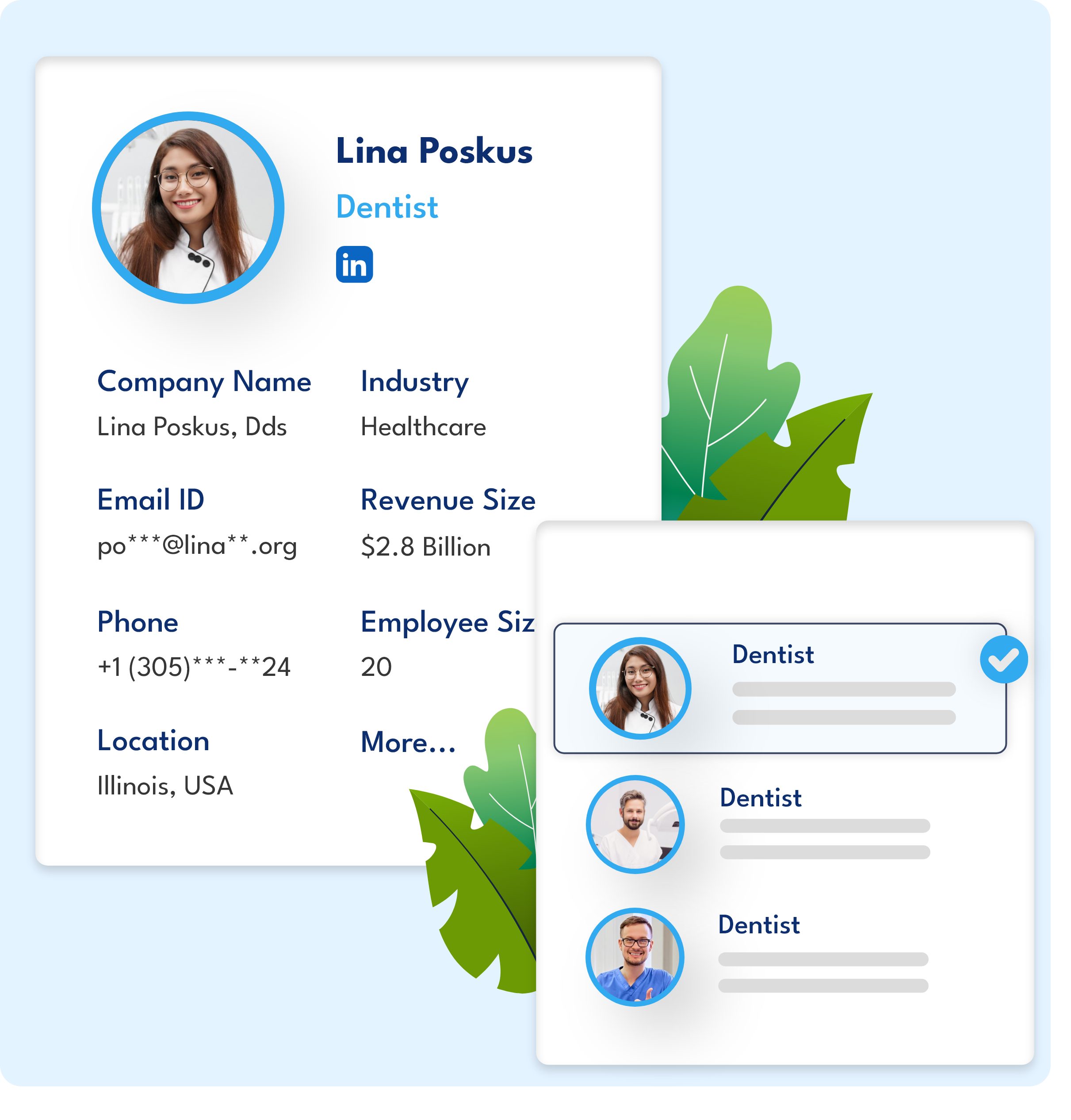 Dentist Email List Sample