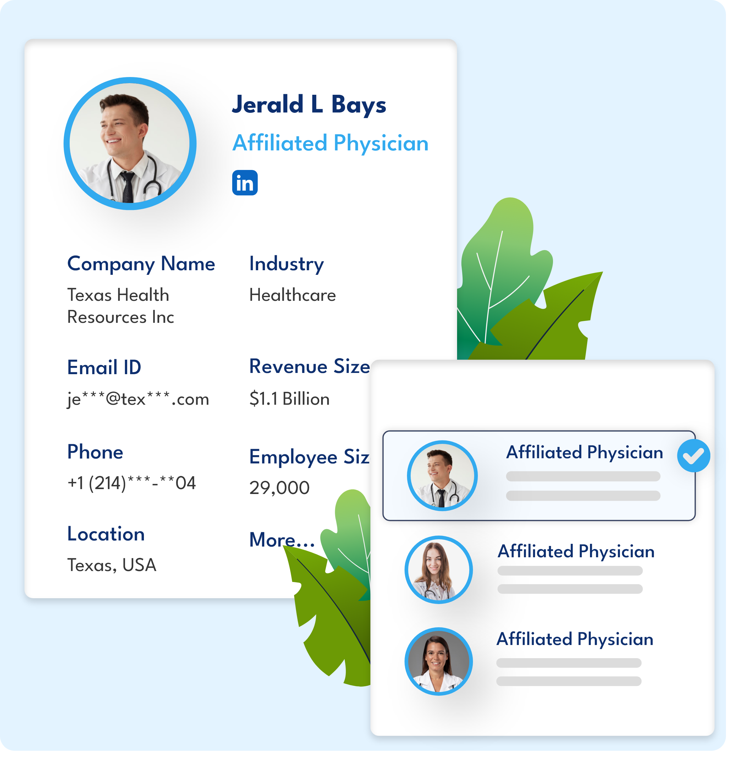 Sample of Hospital Affiliated Physicians Email List