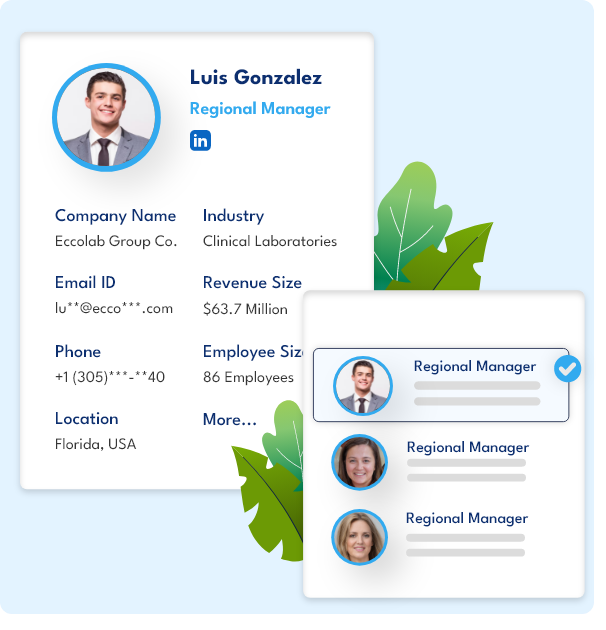 Sample of Regional Manager Email List