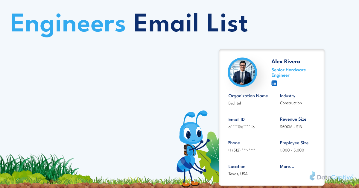 Buy Engineers Email List | 100% Verified Data for Marketing