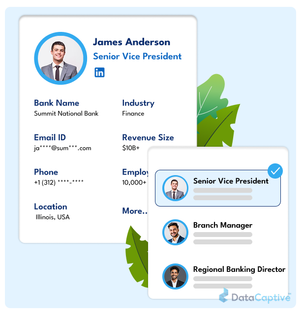 Sample List of Banking Email List